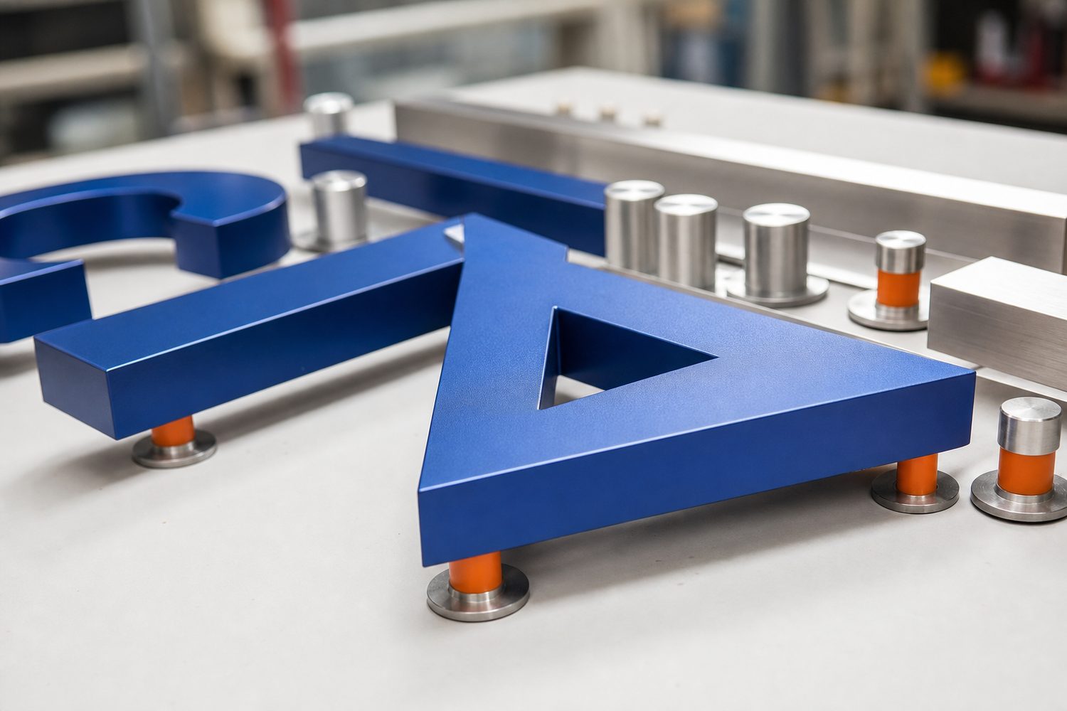 Dimensional forms and stand-off mounting hardware